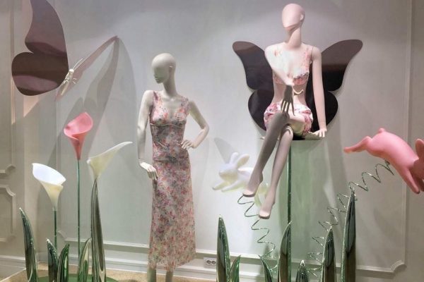 shopwindow display spring 3d candys international